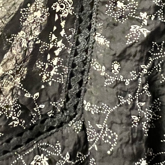 NWT Madewell Ruffle-Neck‎ Button-Front Mini Dress in
Dotted Vines - Size M - Picture 8 of 11